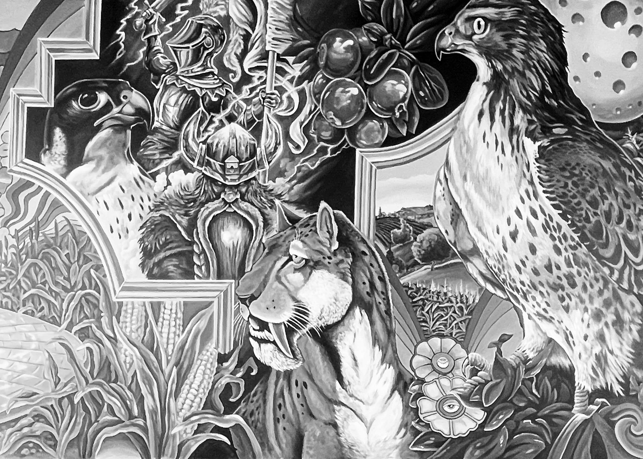 Cheba Hut mural