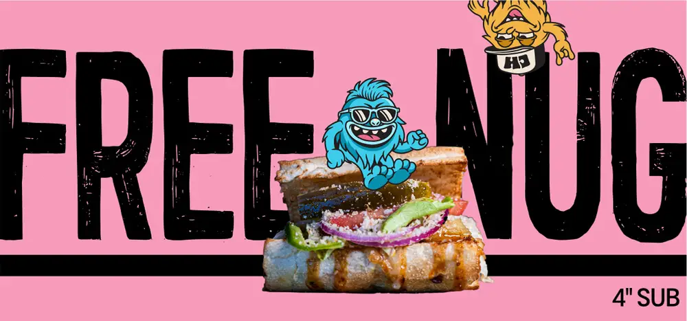Free Nug 4" Sub