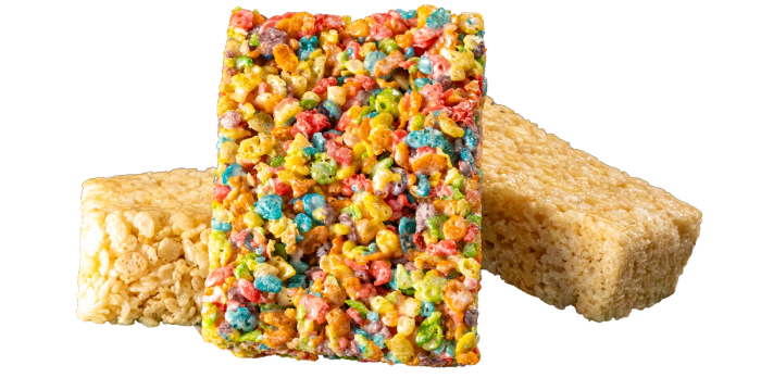 Colorful Rice Krispy treats