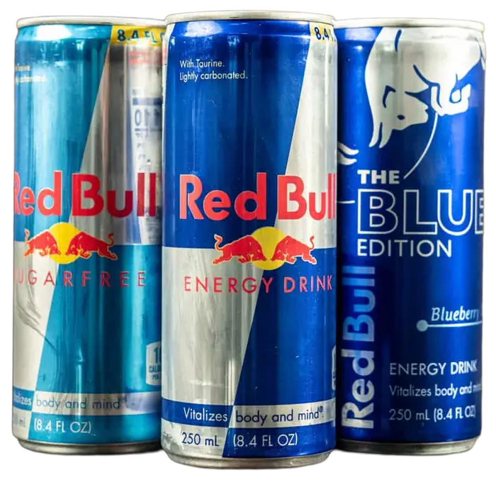 Red Bull® drink.