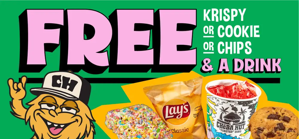 Free Krispy Or Cookie Or Chips & A Drink