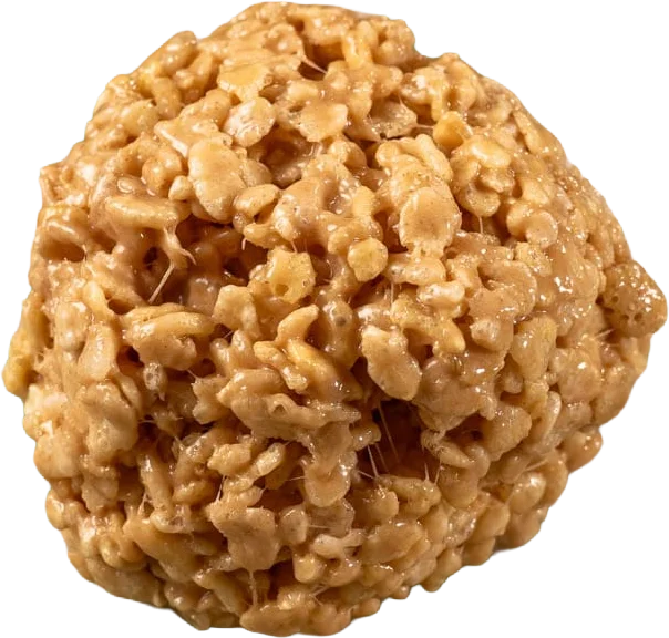 Goo Ball dessert with krispies, peanut butter, cocoa, honey, and butter.