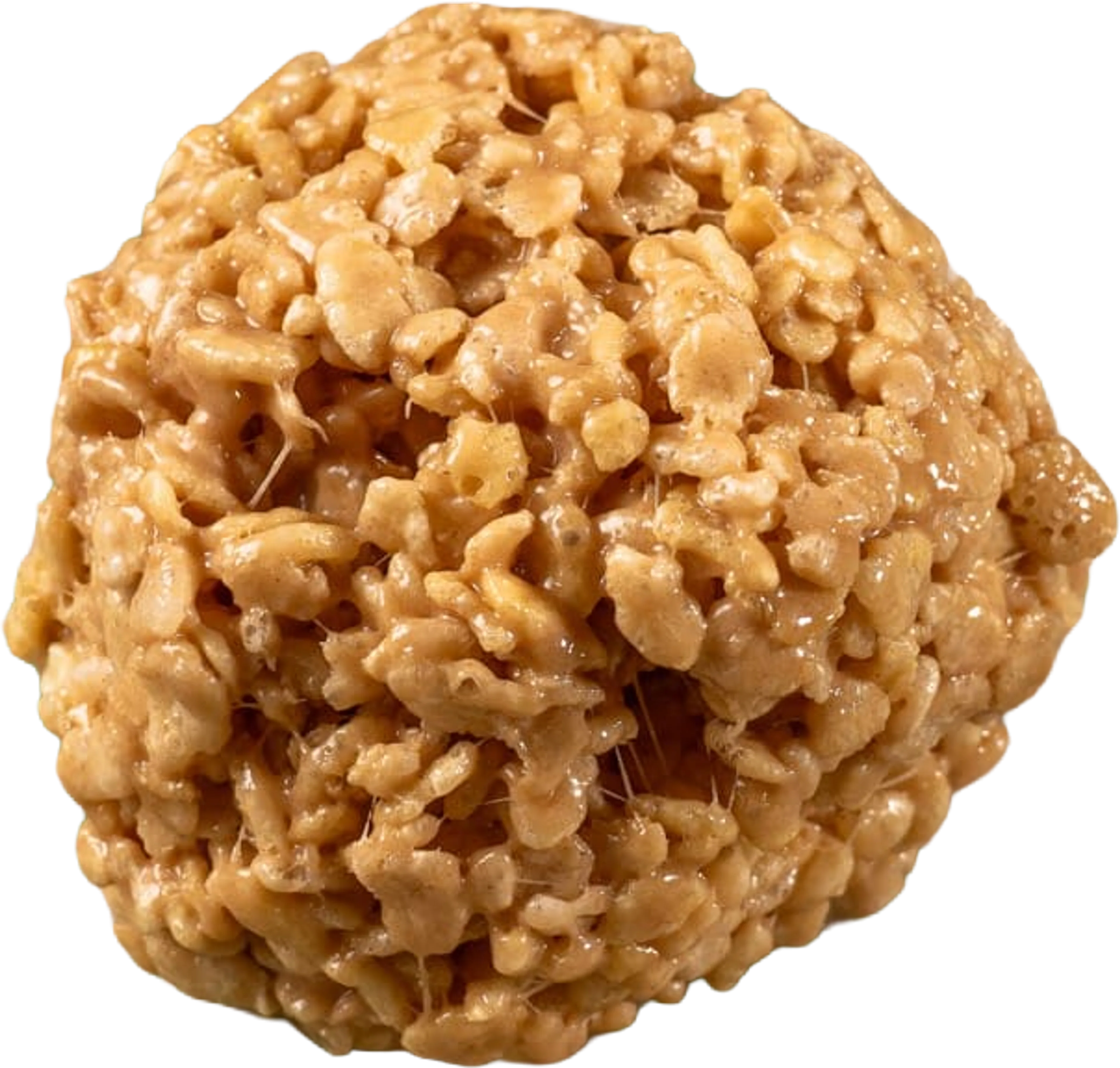 Goo Ball dessert with krispies, peanut butter, cocoa, honey, and butter.