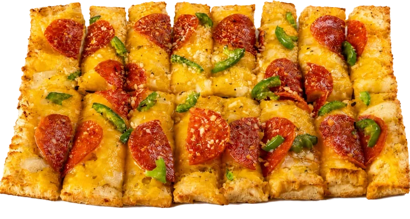 Signature garlic herb bread, garlic butter, cheddar, provolone, jalapeño, pepperoni & shake. Served with jalapeño cream cheese & spicy ranch